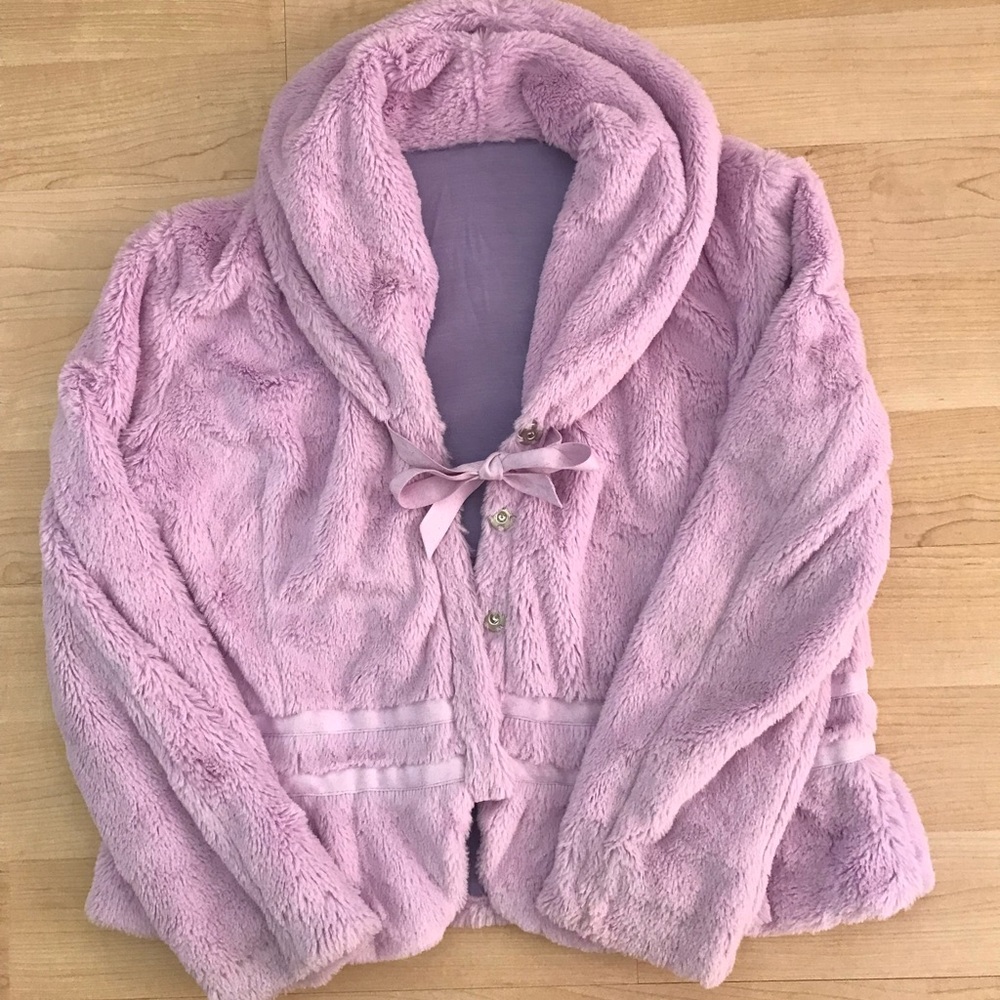 Purple Fur Coat